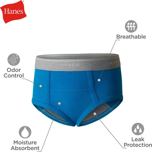 Vista 3 de Hanes Boys' Potty Trainer Underwear, Boxer Briefs Available, 6-Pack