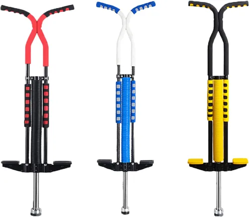Vista 6 de Jehezkel Pogo Stick para niños de 9 años en adelante, de 80 a 160 libras, palo de Pogo para adolescentes y adultos ligeros, mejor agarre y más