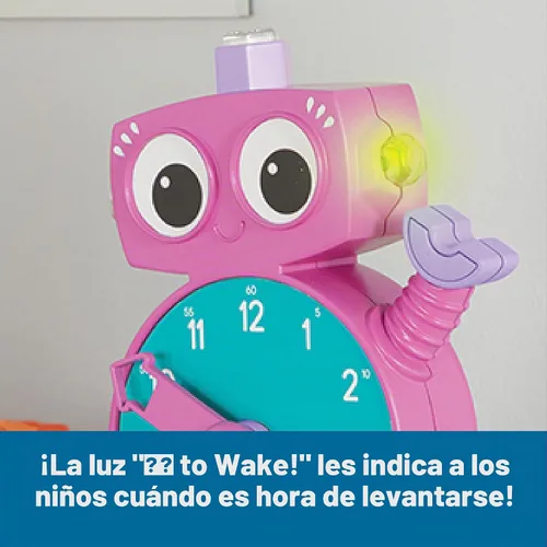 Vista 4 de Learning Resources Tock The Learning Clock Pink - Reloj digital para el aula, aprender la hora, temporizador para niños, elementos esenciales