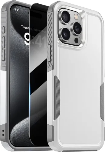Vista 39 de Diaclara Funda diseñada para iPhone 12/iPhone 12 Pro, [con protector de pantalla de privacidad] [antiespía]