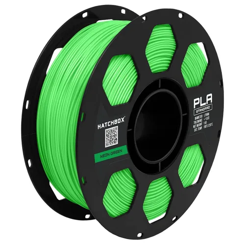 Vista 22 de HATCHBOX Filamento de impresora 3D PLA negro de 1.75mm, carrete de 1 KG (2.2 libras), precisión dimensional +/- 0.03 mm, filamento de impresión 3D