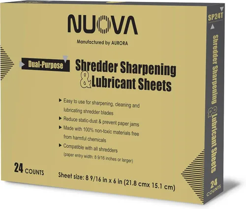 Vista 7 de Nuova SP12T - Trituradora de papel y hojas lubricantes, 12