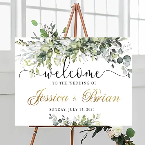Vista 22 de Decoración personalizada de señal de bienvenida para despedida de soltera