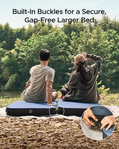 Vista 10 de Acacia 4" Thick Self Inflating Sleeping Pad with Foam, Innovative Y-Shaped Telescopic Structure, Ultraportable Camping Air Mattress with Pump Sack