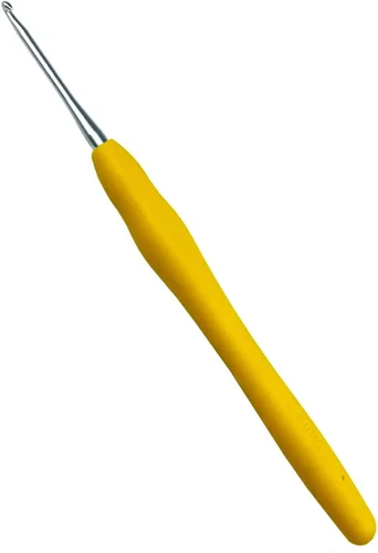 Vista 19 de Mdoker Tamaño B/1 (0.079 in), ganchos de ganchillo extra largos para manos artríticas, mango ergonómico suave para principiantes y amantes