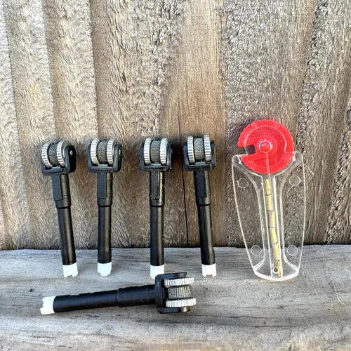 Vista 8 de Piezas de mecanismo de encendedor de barril de piedra de pedernal de rueda de repuesto compatible con mechero Clipper un lote de 5