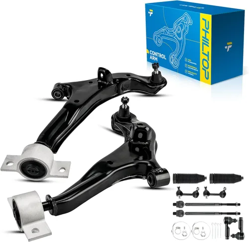 Vista 190 de PHILTOP 6 piezas de brazo de control delantero inferior con barra estabilizadora de rótula para Nissan Rogue 2014-2020 Rogue Sport 2017-2022 Qashqai