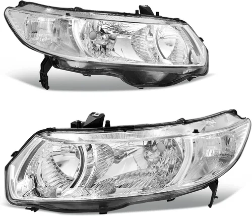 Vista 27 de oEdRo Switchback - Conjunto de faros delanteros LED compatibles con Accord 2003 2004 2005 2006 2007 DRL, par de repuesto con carcasa negra