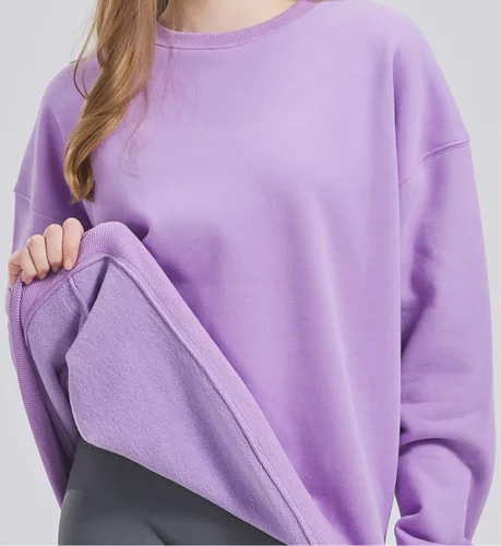 Vista 3 de onlylan Cloud Oversized Sweatshirt For Women Crewneck Pullover 2024 Fall Fashion Clothes Crew Neck Hoodies Sweaters
