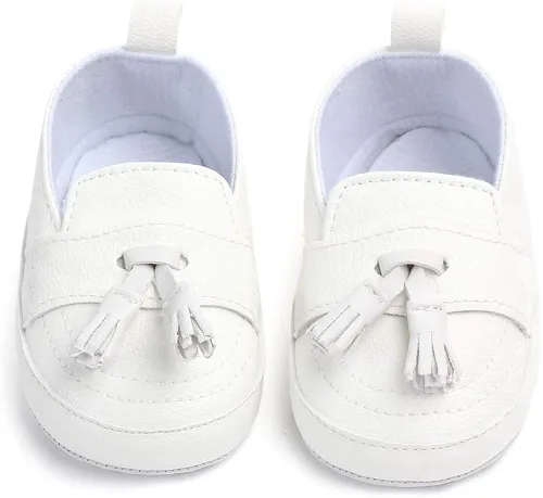 Vista 4 de Csfry Zapatos de bebé niño prewalker con cordones casuales