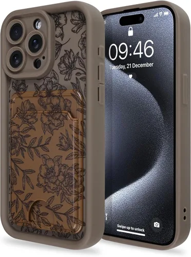 Vista 48 de MZELQ Compatible con iPhone 11 Funda TPU Soporte para Tarjetas Cubierta de Billetera, Protección de Cámara + Protector de Pantalla Funda Suave