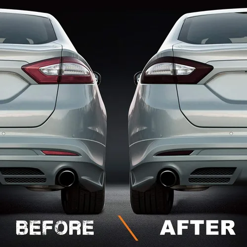 Vista 2 de NDRUSH Película de vinilo para luz trasera opaca precortada, cubierta de luz trasera, reflector, compatible con Ford Fusion 2013, 2014, 2015, 2016