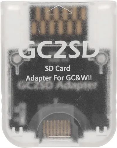 Vista 6 de Zopsc Para Wii Micro Adaptador de Tarjeta de Almacenamiento, GC2SD Adaptador de Tarjeta Micro SD Lector de Tarjetas para Consolas Wii Gamecube, Plug
