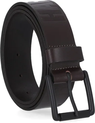 Vista 12 de Harley-Davidson Cinturón de cuero de 1.496 in para hombre Negro (doble costura)