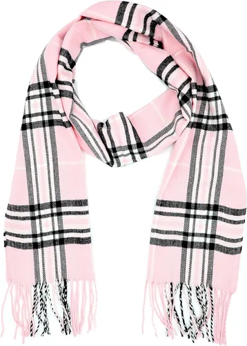 Vista 58 de Bufanda de invierno Achillea suave y cálida, de tartán, a cuadros, de cachemira, unisex