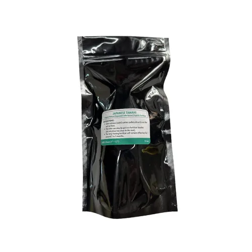 Vista 2 de Pastel de colza original japonés Tamahi de 12 onzas, bonsái natural, fertilizante orgánico y alimento vegetal