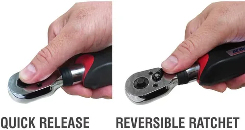 Vista 5 de ACDelco, ARM601-4, llave dinamométrica digital, 1/2 pulgadas (4 a 99 ft-lb)