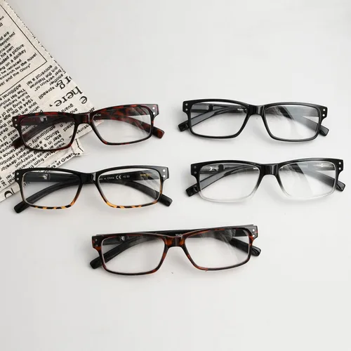 Vista 2 de BLUELESS Eyelasses - Paquete de 5 lentes con bisagra de resorte para hombres y mujeres +0.00