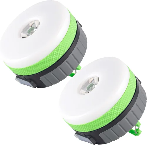 Vista 14 de LIT-PaTH - Linterna LED para campamento, luz recargable con base magnética, 4400 mAh, kit de supervivencia para emergencias, huracanes, cortes