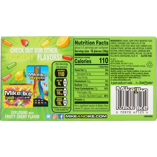Vista 2 de Paquete de dulces a granel (Mike and Ike, original, paquete de 12)
