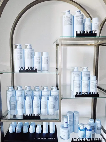 Vista 4 de J Beverly Hills Acondicionador tonificante rubio azul con vitamina B5 para tonificar el cabello cobrizo, (12 onzas, 32 onzas)