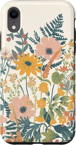 Vista 24 de iPhone 16 Cute Summer Wildflowers Pattern Design Floral Case