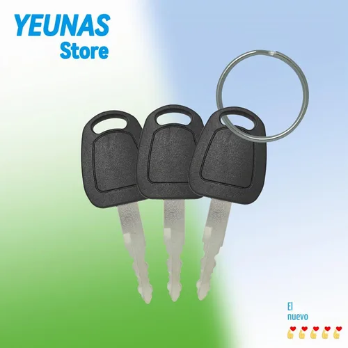 Vista 5 de Reemplazo de llaves de encendido F900 K1009605 para excavadora Daewoo Doosan Terex y Bobcat E55W E57W E60 E62 E63 E80 E85 Modelo K1009605 K1009605B