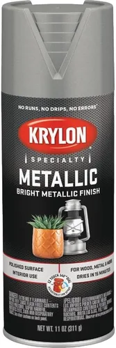 Vista 3 de Krylon K01701A77 Pintura Metálica, Oro Brillante, 11 oz.