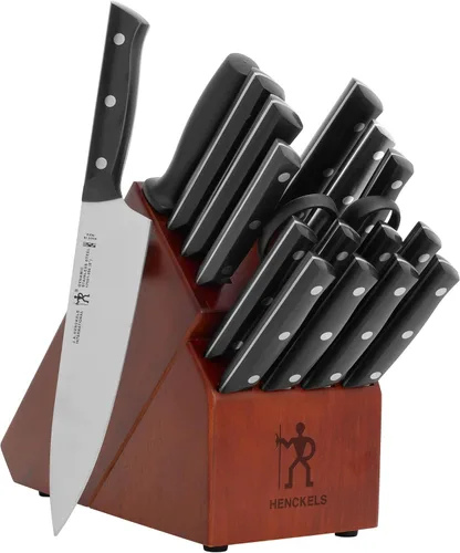 Vista 13 de HENCKELS Dynamic Razor-Sharp - Juego de cuchillos de 12 piezas, cuchillo de chef, cuchillo de pan, cuchillo de carne, diseño alemán informado por