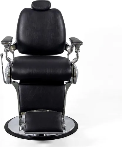 Vista 12 de Silla de peluquero vintage para peluqueros Heavy Tattoo Shampoo Equipo de salón de belleza (negro)