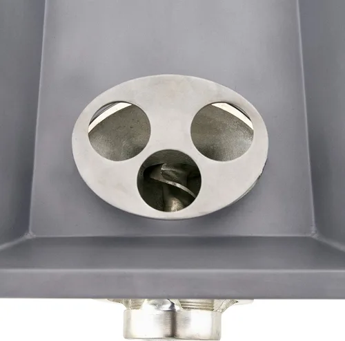 Vista 14 de PRO-CUT KG-22 picadora de carne de acero inoxidable con motor 1 Hp, sin arandela