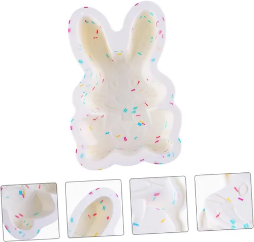 Vista 3 de SHOWERORO Moldes de silicona para pasteles de Pascua, diseño resistente y ligero multiusos