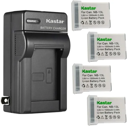 Vista 7 de Kastar Reemplazo del cargador de batería de pared de CA para Canon PowerShot SX720 HS, PowerShot SX730 HS, PowerShot SX740 HS, G1 X Mark III