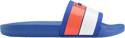 Vista 7 de GUESS Sandalias Edeno Slide para hombre, Azul (Medium Blue)