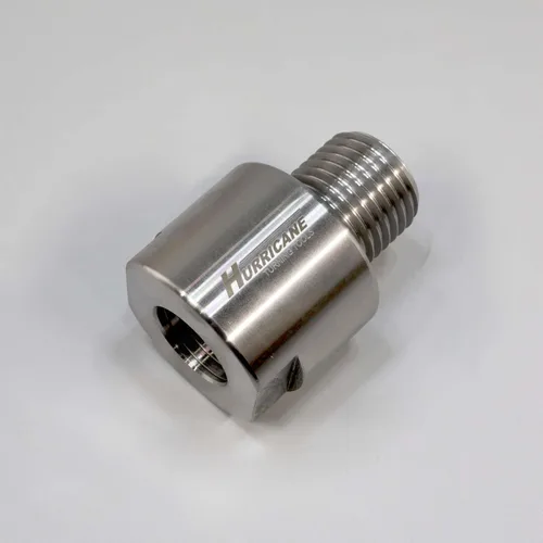 Vista 2 de Hurricane Turning Tools, Adaptador de husillo de cabezal para torno de madera, convierte husillo de 1 "x 8 TPI a 1 1/4" x 8 TPI