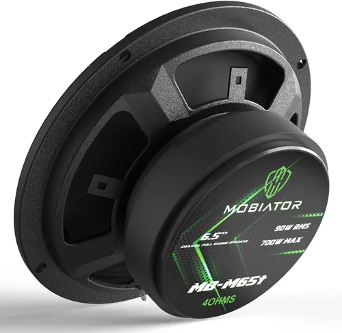 Vista 6 de MB-M65T 6.5" 2-Vía Altavoces coaxiales de audio profesional de rango medio, 360W máx, 4-Ohm, bobina de voz de 1.5", con tweeters tipo bala