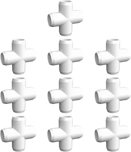 Vista 26 de Accesorios de PVC de 1 pulgada (paquete de 10) de 3 vías (paquete de 10) para muebles, conector de codo de 1 pulgada, resistente para muebles