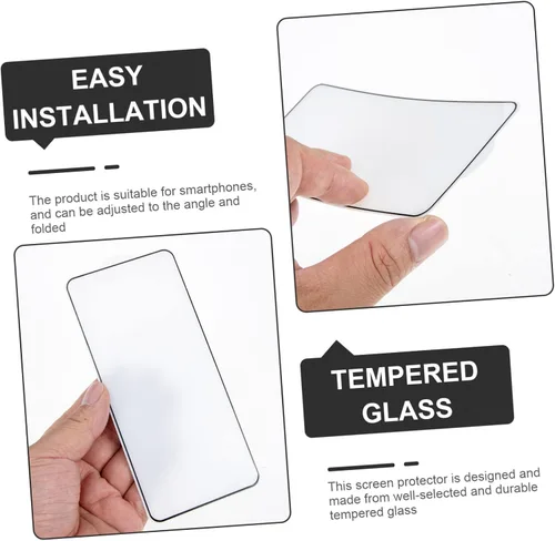 Vista 7 de Hemobllo 4 unids Película Templada Teléfono Móvil Protectores de Pantalla Película Protectora Smartphone Película Protectora Teléfono Celular
