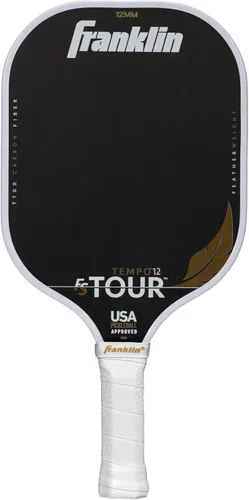 Vista 9 de Franklin Sports Paletas de pickleball Pro - FS Tour Serie Featherweight Paddles - Aprobado por Pickleball de Estados Unidos - Superficie de fibra