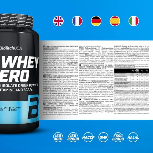 Vista 4 de Iso Whey Zero - 5.0 lbs - Chocolate - Biotech por BiotechUSA