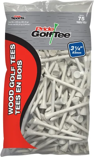 Vista 12 de Pride Golf Tee, 3-1/4 pulgadas Deluxe Tee, 75