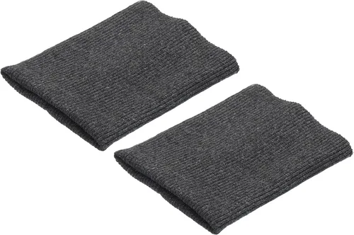Vista 36 de MECCANIXITY Puños elásticos con bordes acanalados de 4 x 3.5 pulgadas, tela de algodón, cinta elástica para coser, color negro, 1 par