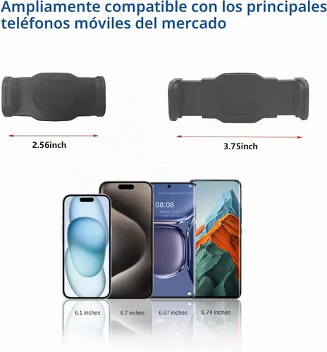 Vista 4 de Soporte de teléfono para micrófono, soporte flexible 360 para micrófono, poste de cuello de cisne ajustable, giratorio compatible con iPhone
