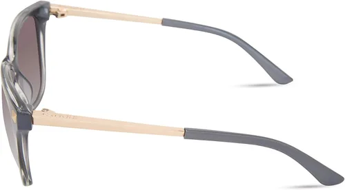 Vista 3 de GUESS Gafas de sol cuadradas con diseño de Stud Acccent para mujer