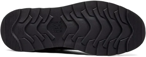 Vista 3 de Nunn Bush Luxor - Botas alpinas impermeables para hombre, tobillo chukka de cuero ligero