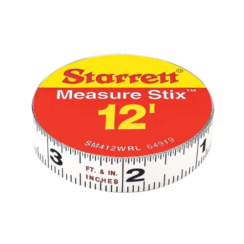 Vista 11 de Starrett Cinta métrica Stix, 1/2" x 48" (4'), estilo S1