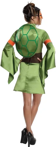 Vista 2 de Rubie's Womens Teenage Mutant Ninja Turtles Michelangelo Costume