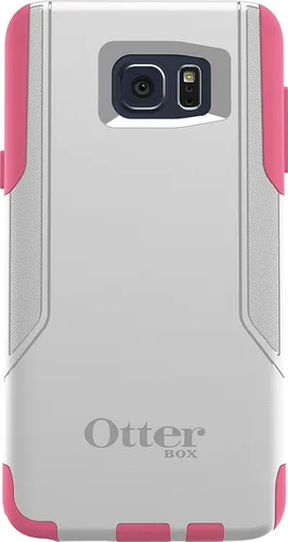 Vista 3 de OTTERBOX Commuter - Funda para Samsung Galaxy Note5, embalaje al por menor, hibisco escarcha (blanco/hibisco rosa)