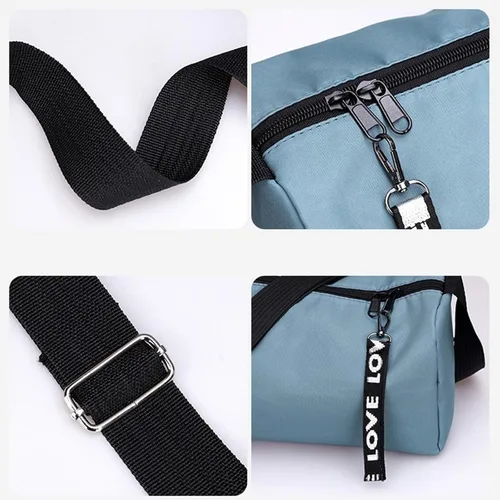 Vista 5 de XJHKG Bolsa de gimnasio Bolsa de entrenamiento de fitness Bolsa de viaje al aire libre Bolsa de lona para hombres Bolsas de natación Deportes Yoga