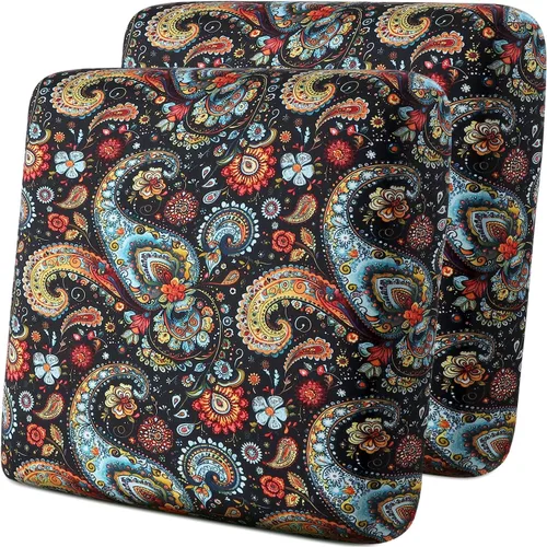 Vista 17 de YISUN - Funda de cojín de cuero PU para sofá, fundas de cojín elásticas impermeables para sofá, fundas de asiento de silla de RV de cuero sintético